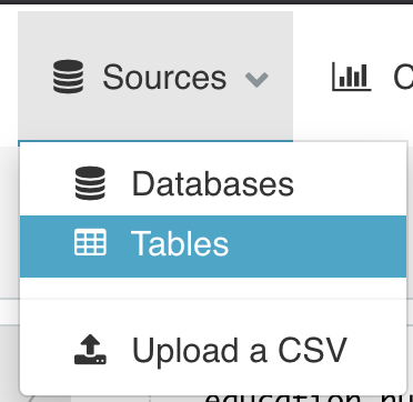 Superset src » tables