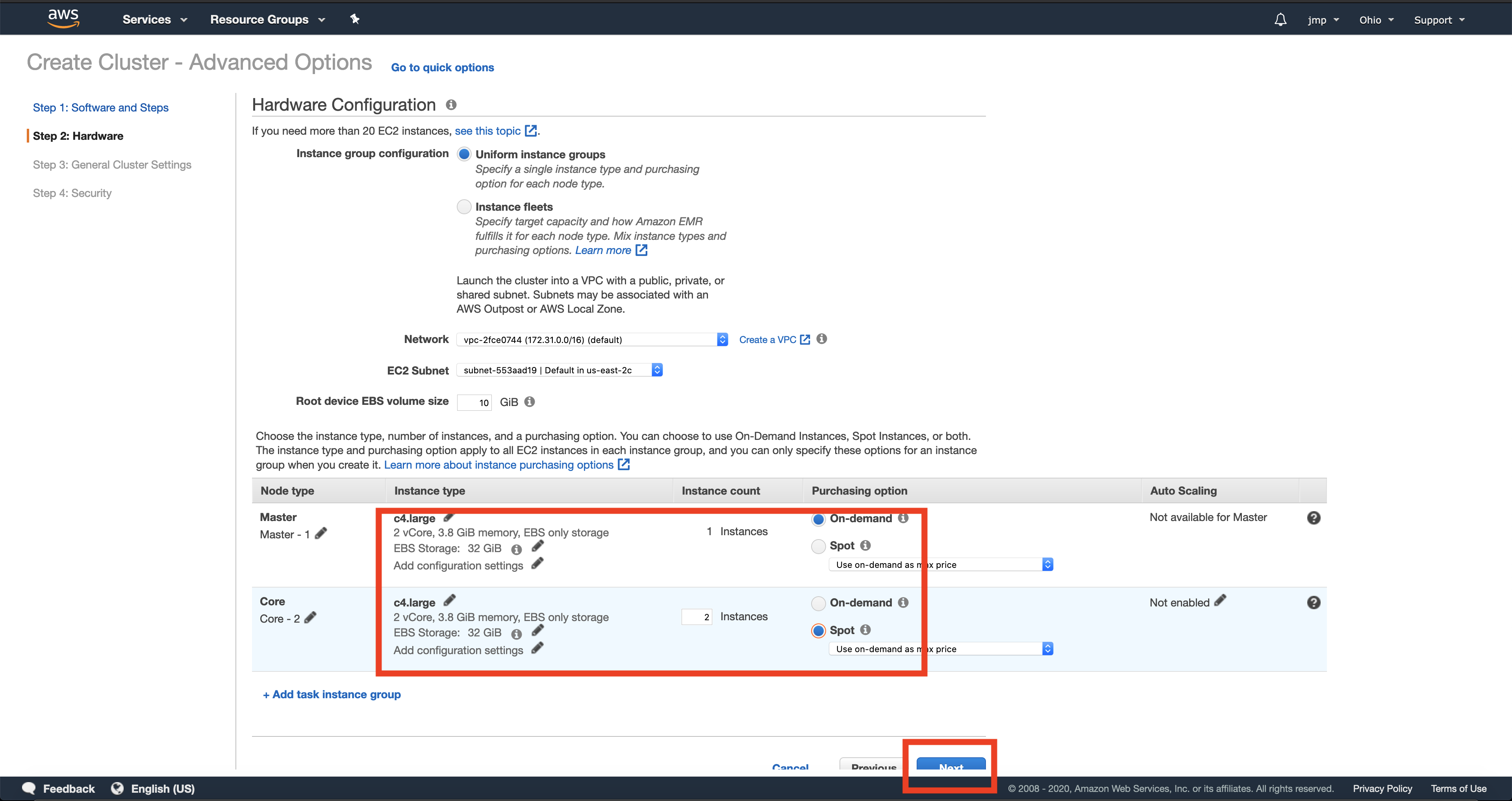 Node type