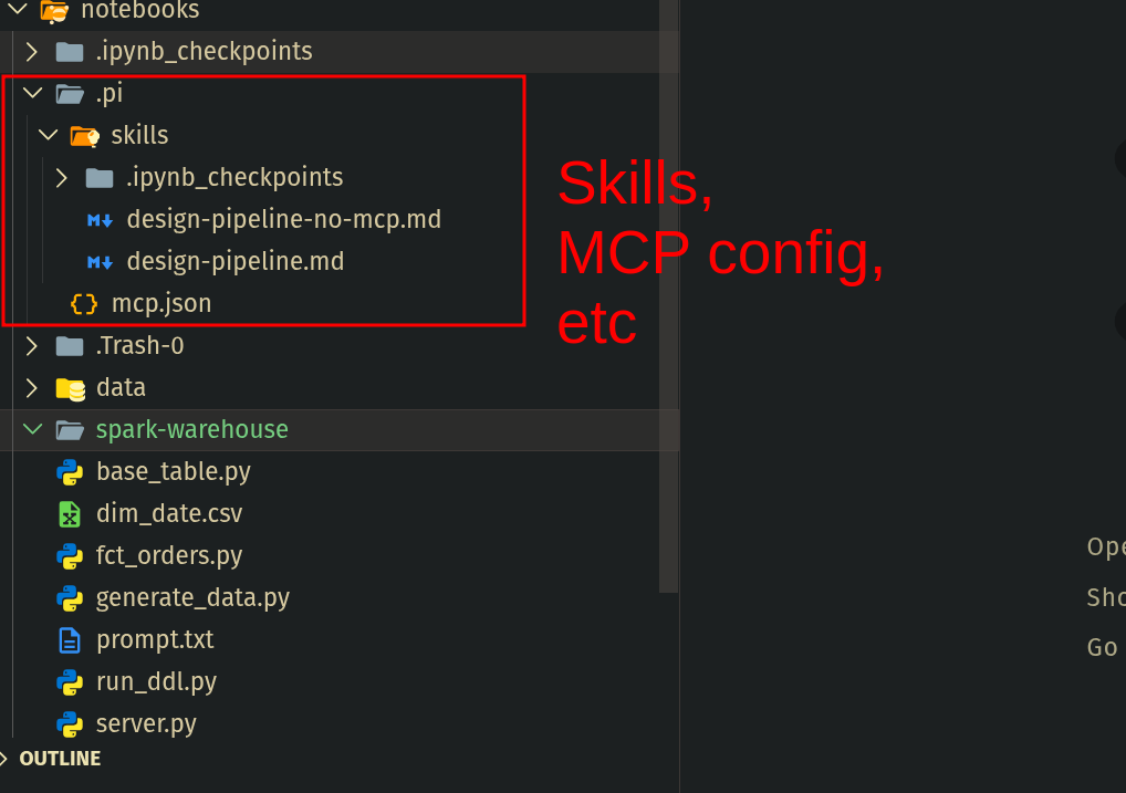 pi agent folder path